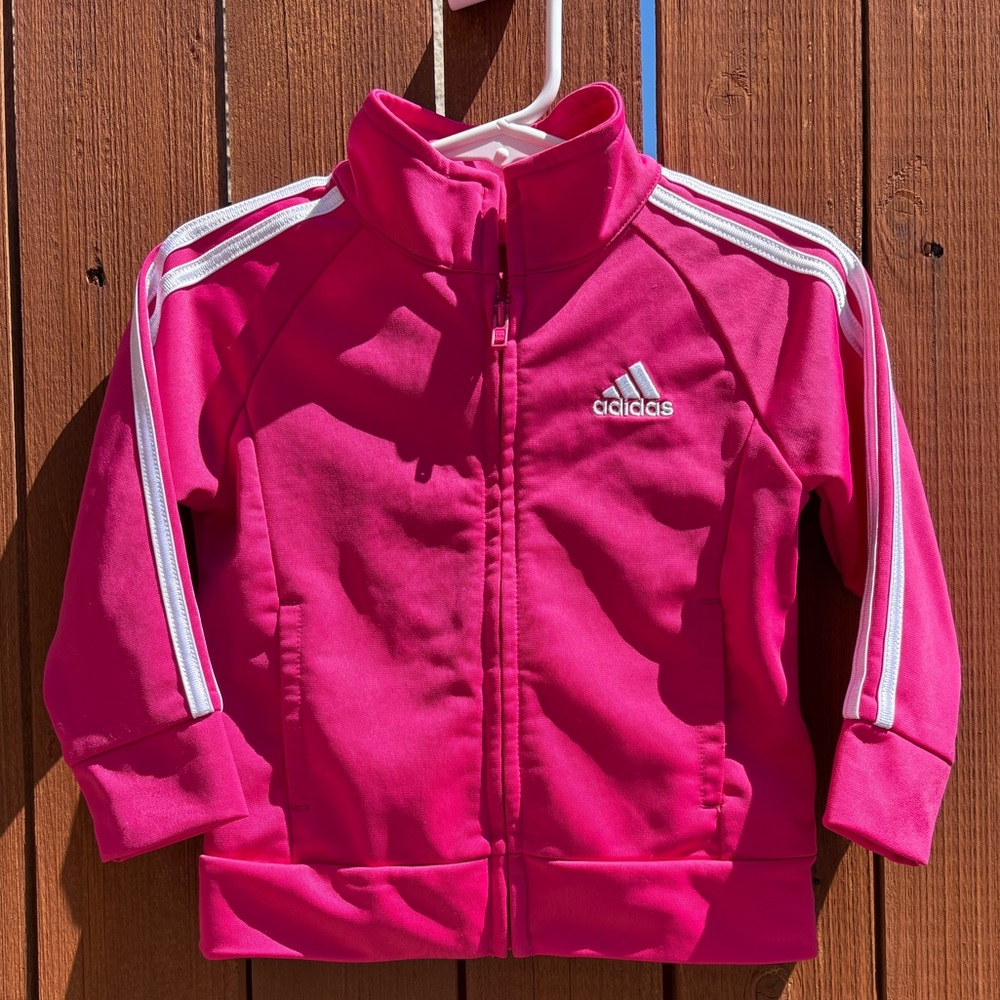 Adidas Fuchsia Pink Track Jacket (12-18m)